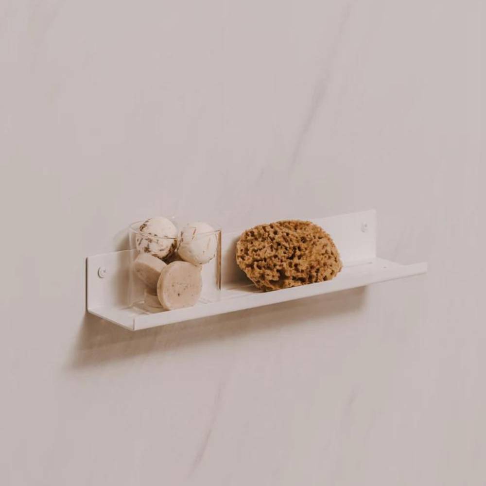 Kylpyhuone Hylly Hold - 370mm - Valkoinen