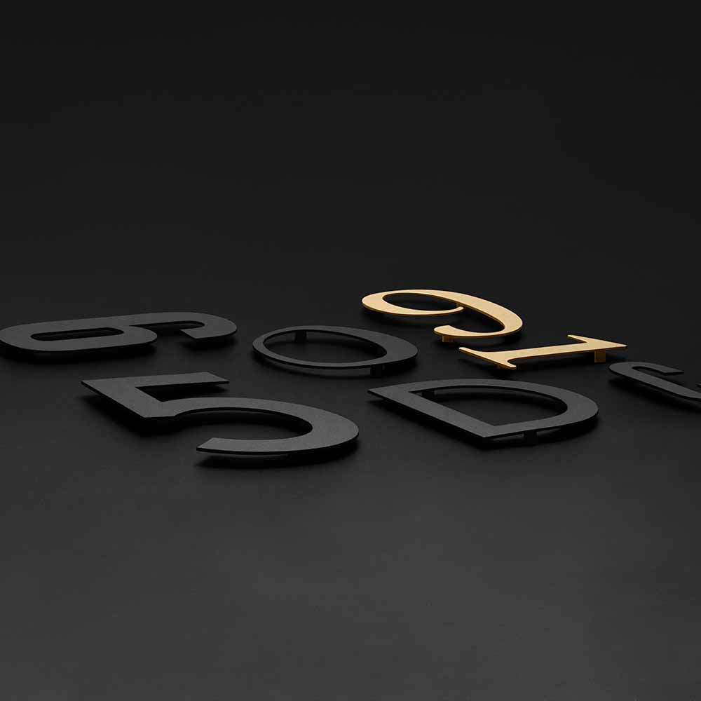 Talon numero Century - Musta